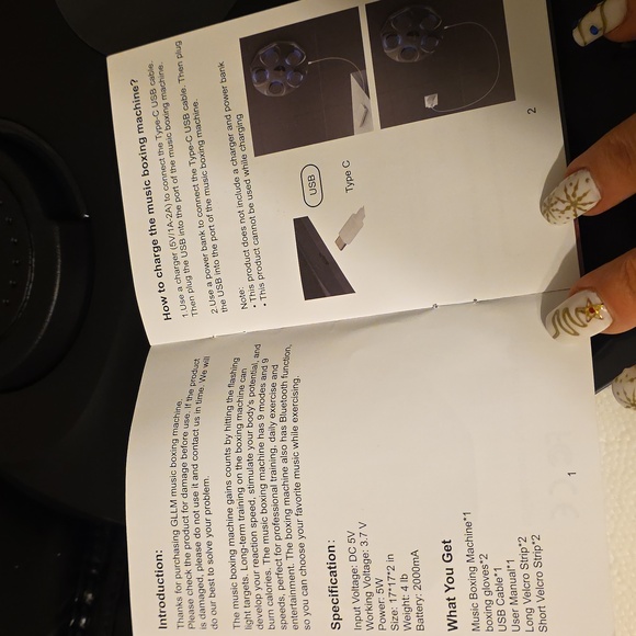 Music Boxing Machine - Black - Picture 6 of 7